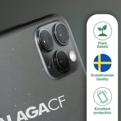 Malaga CF Official Compostable Phone Case Blue and Gold Crest