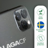 Funda móvil Compostable Oficial Malaga CF Escudo Azul y Dorado
