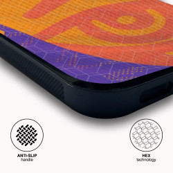Funda Oficial de Teléfono 3D del Málaga CF equipación morada