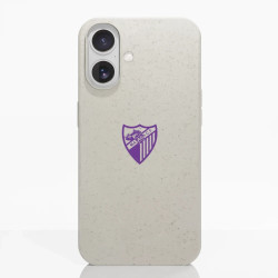 Diseño Oficial de Funda Compostable del Málaga CF Escudo Morado