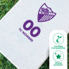 Diseño Oficial de Funda Compostable del Málaga CF Escudo Morado