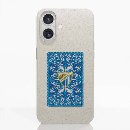 Funda Compostable Oficial del Málaga CF Diseño Carta Azul