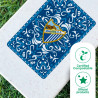 Funda Compostable Oficial del Málaga CF Diseño Carta Azul