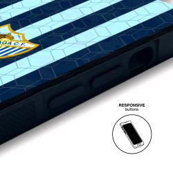 Funda Oficial de Teléfono 3D del Málaga CF Rayas