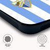 Funda móvil 3D Oficial Malaga CF Rayas y Escudo